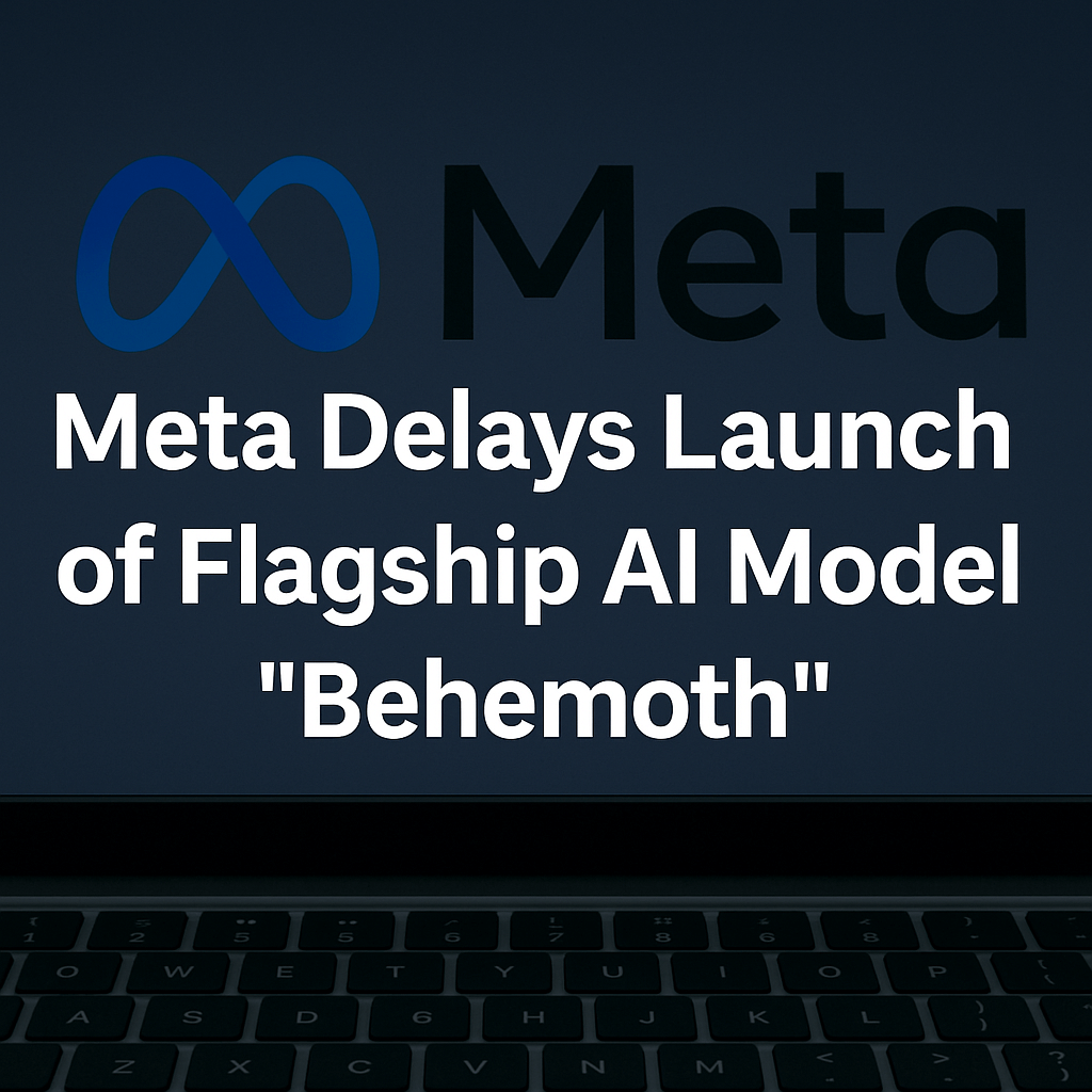 Meta Delays Launch of Flagship AI Model “Behemoth”